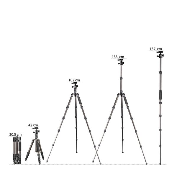 Mantona Light Traveler Carbon Tripod