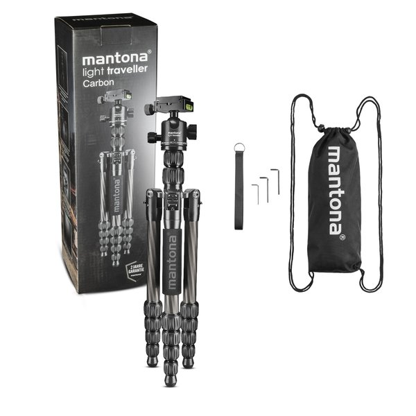 Mantona Light Traveler Carbon Tripod