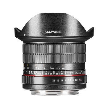 Samyang Camera Lens  MF 12mm F2,8 Fisheye Nikon F AE