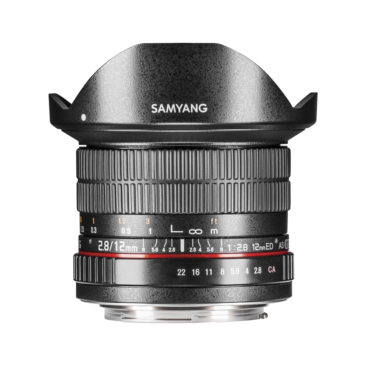 Samyang Camera Lens MF 12mm F2,8 Fisheye Nikon F AE - walimex