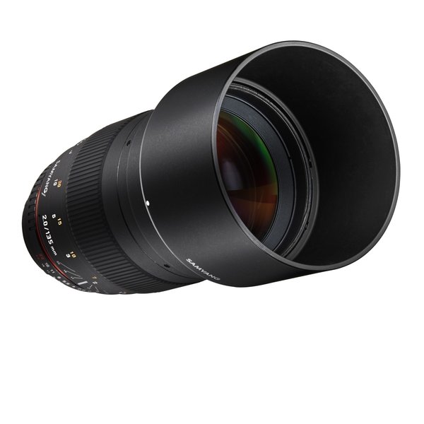 Samyang Objectief MF 135mm F2,0 DSLR Nikon F AE