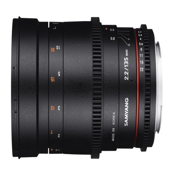Samyang Camera Lens  MF 135mm T2,2 Video DSLR Nikon F