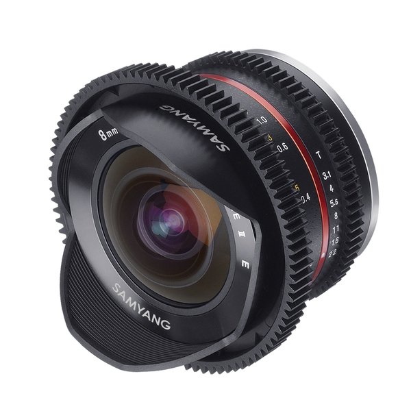 Samyang Objectief MF 8mm T3,1 Fisheye Video APS-C Sony E