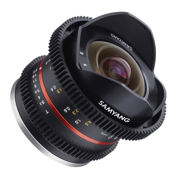 Samyang Camera Lens  MF 8mm T3,1 Fisheye Video APS-C Sony E
