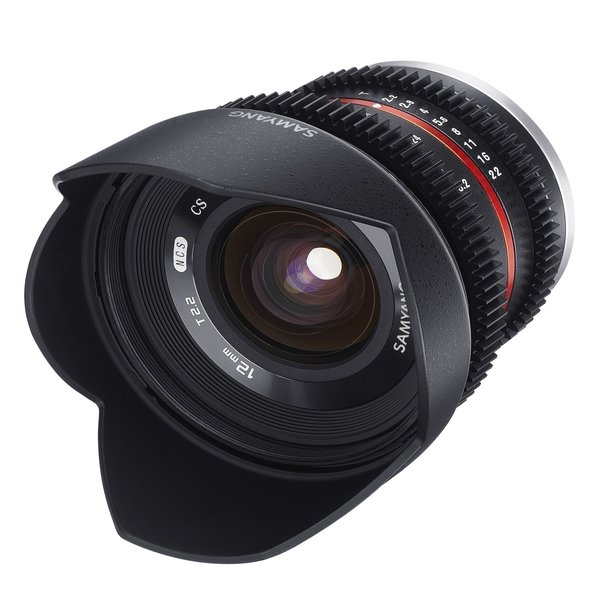 Samyang Camera Lens  MF 12mm T2,2 Video APS-C Fuji X