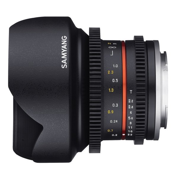 Samyang Camera Lens  MF 12mm T2,2 Video APS-C Fuji X