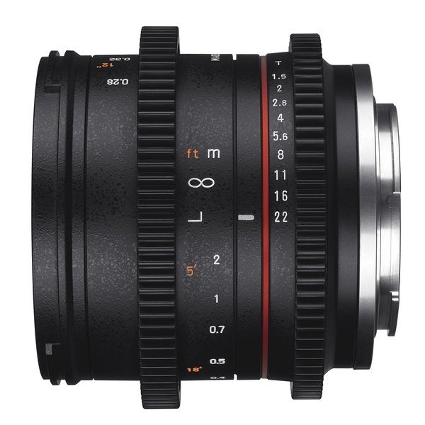 Samyang Camera Lens  MF 21mm T1,5 Video APS-C Fuji X