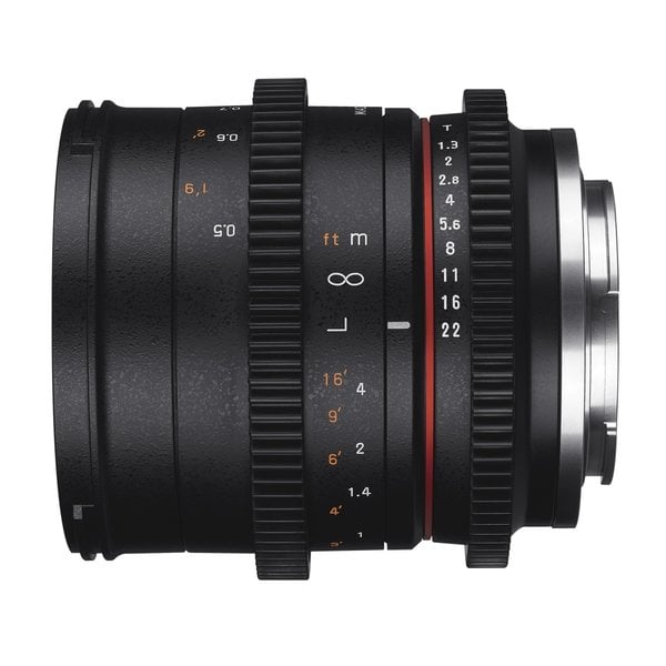 Samyang Camera Lens  MF 50mm T1,3 Video APS-C Sony E