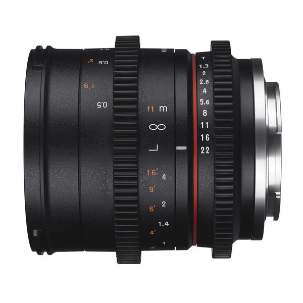 Samyang Camera Lens  MF 50mm T1,3 Video APS-C MFT