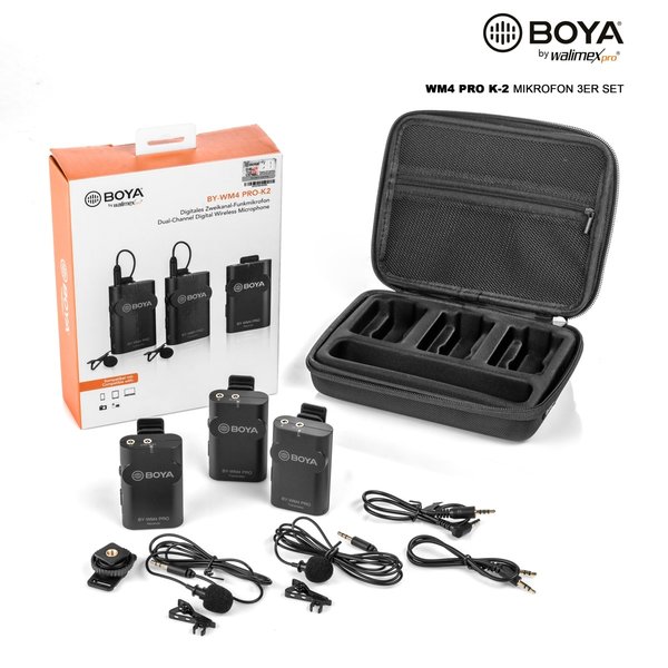 BOYA  Boya WM4 Pro K-2 Mikrofon 3er Set