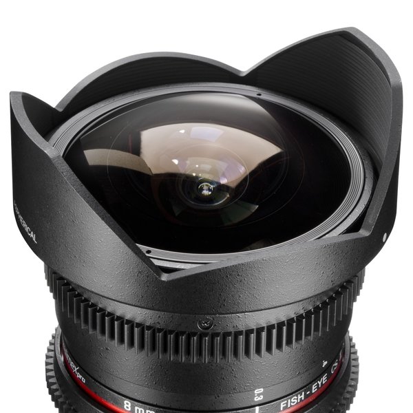 Walimex Pro Objectief 8/3.8 Fisheye II Video APS-C Nikon F