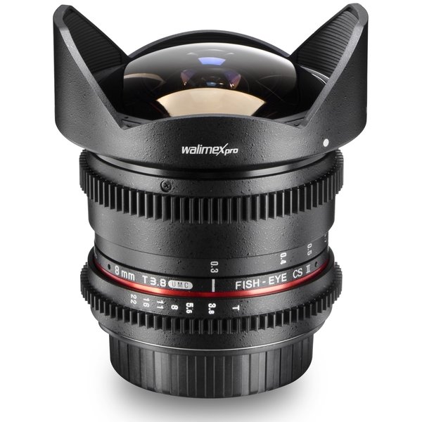 Walimex Pro 8/3.8 Fisheye II VCSC Canon EF-S bl