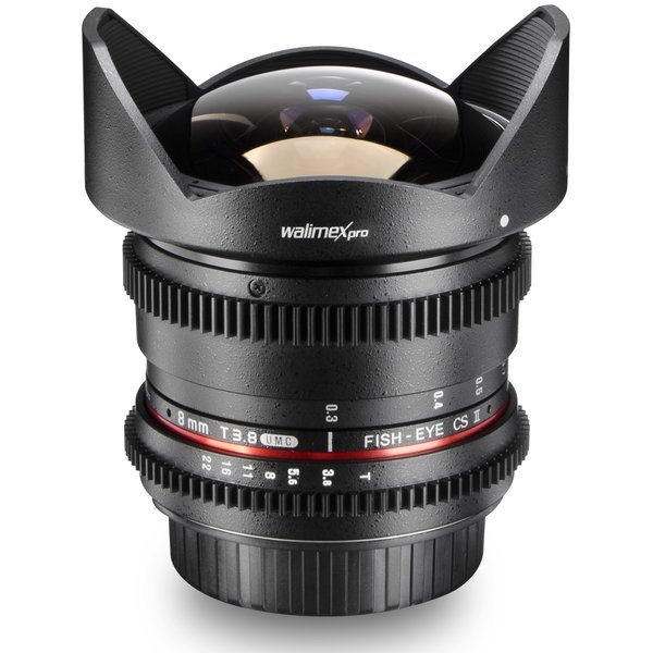 Walimex Pro 8/3.8 Fisheye II Video APS-C Sony A