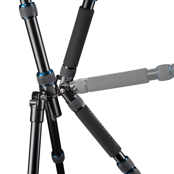 Mantona Travel Tripod DSLM with ball head, blue