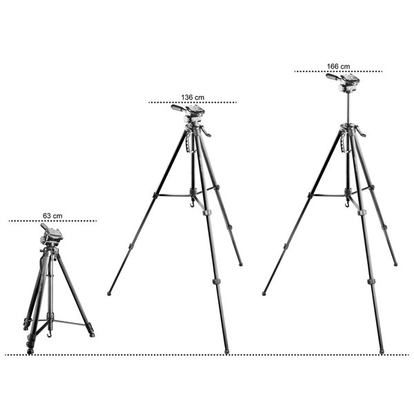 Walimex Pro WT-3570 Basic-Tripod168cm black