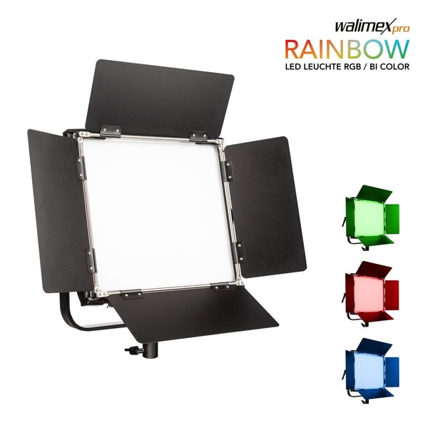 Walimex Pro LED Flächenleuchte Rainbow 50W RGBWW