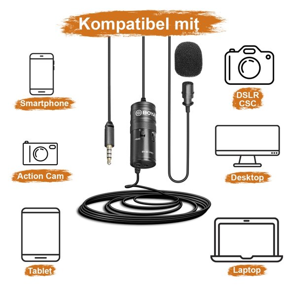 BOYA M1 Pro Ansteckmikrofon