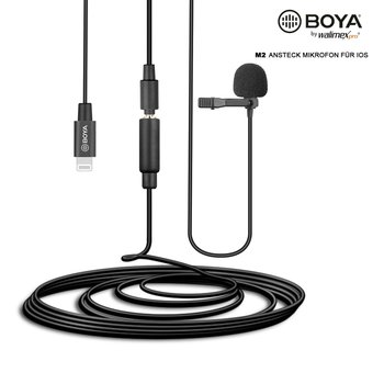 BOYA M2 Lavalier Microphone for iOS