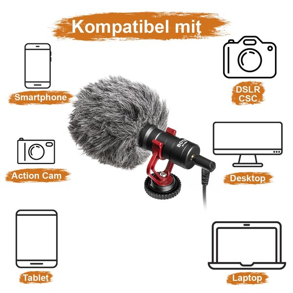 BOYA  MM1 Compact Microphone universal