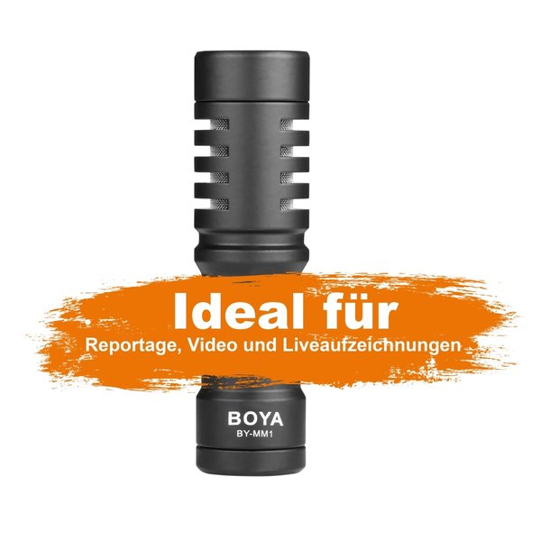 BOYA MM1 Compact Microfoon universeel