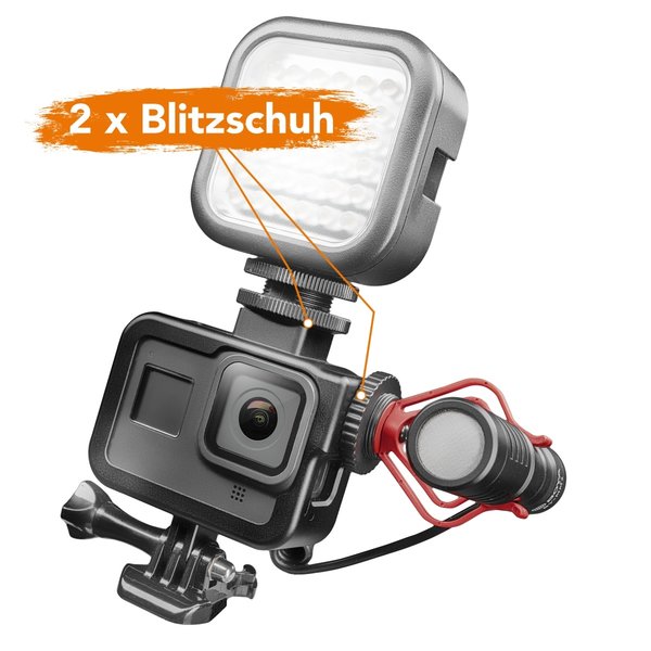 Mantona Mantona Aluminium Behuizing voor  GoPro Hero 8