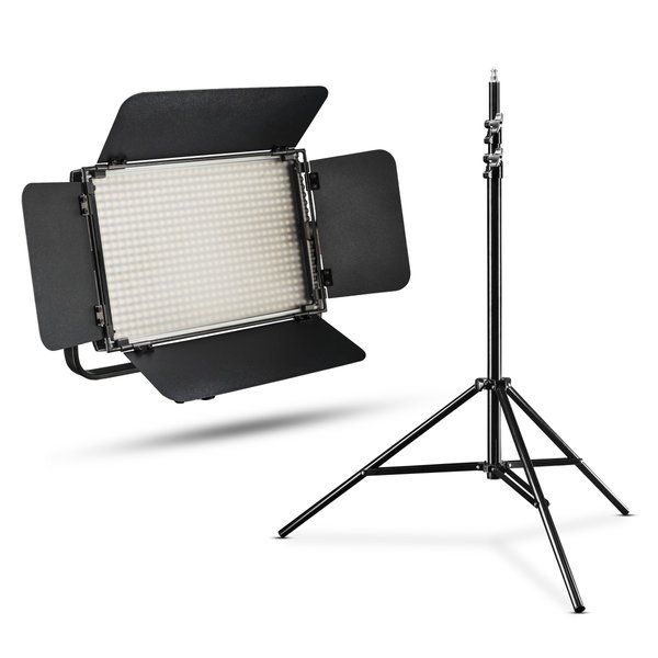 Walimex Pro LED Flächenleuchte Niova 600 Plus Bi-Color + WT-806