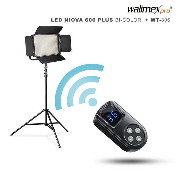 Walimex Pro LED Daylight Niova 600 Plus Bi-Color Light Stand WT-806