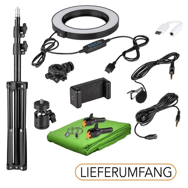 Walimex HomeStudio LED-Ringleuchte Starter Kit