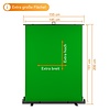 Walimex Pro Oprolbaar Achtergrond Paneel groen 155x20