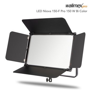 walimex pro Bi-Color LED Videoleuchte mit 209 LED Kameralicht Studiolicht 