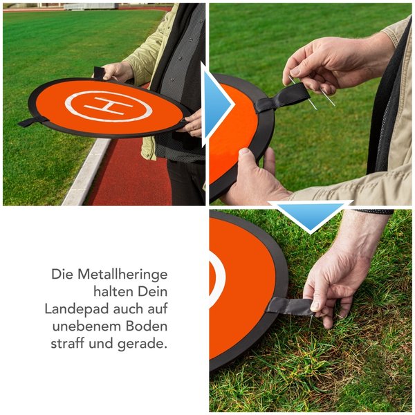 Mantona Drone Landing Pad foldable, Ø 55cm