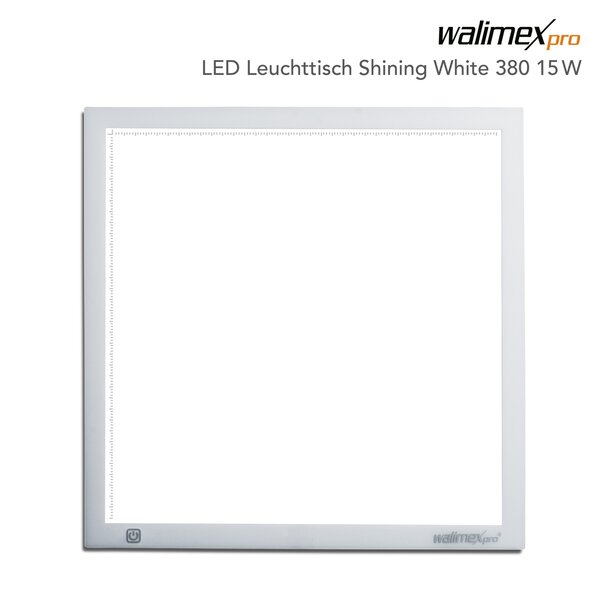 Walimex Pro LED Licht Lichtbak / Tekentafel Wit 380 15W