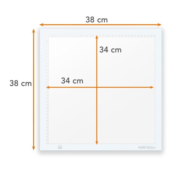 Walimex Pro LED Licht Lichtbak / Tekentafel Wit 380 15W