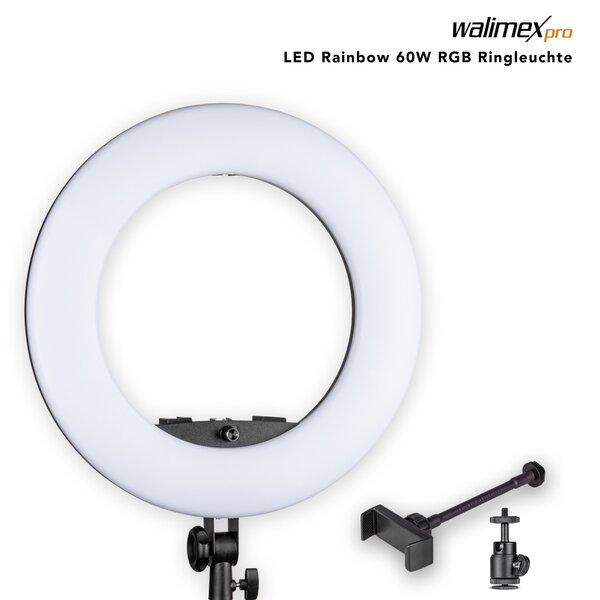 Walimex Pro LED Rainbow 60W RGBW Ring light