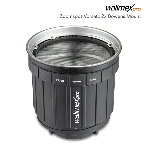 Walimex Pro Zoomspot Attachment 2X Bowens Mount