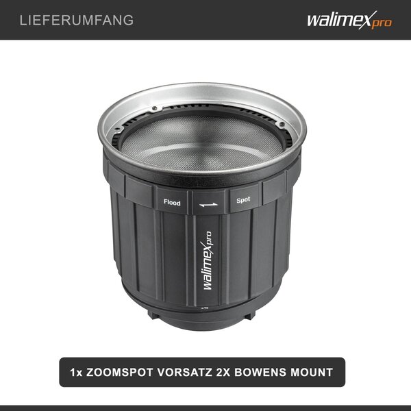 Walimex Pro Zoomspot Attachment 2X Bowens Mount