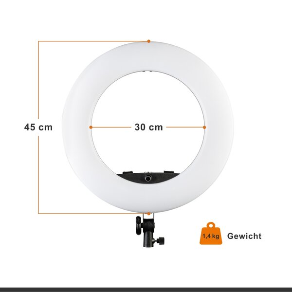 Walimex Pro LED Rainbow 60W RGBW Ring light Set 1