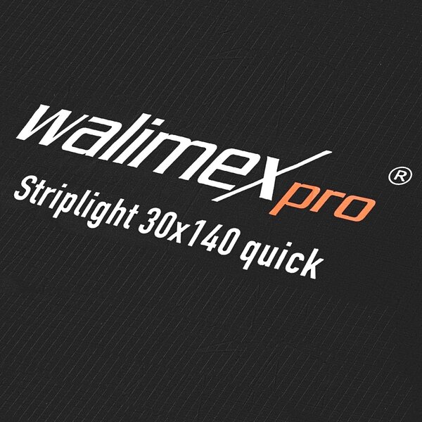 Walimex Pro  Striplight Softbox QA 30x140cm |  For various brands speedring