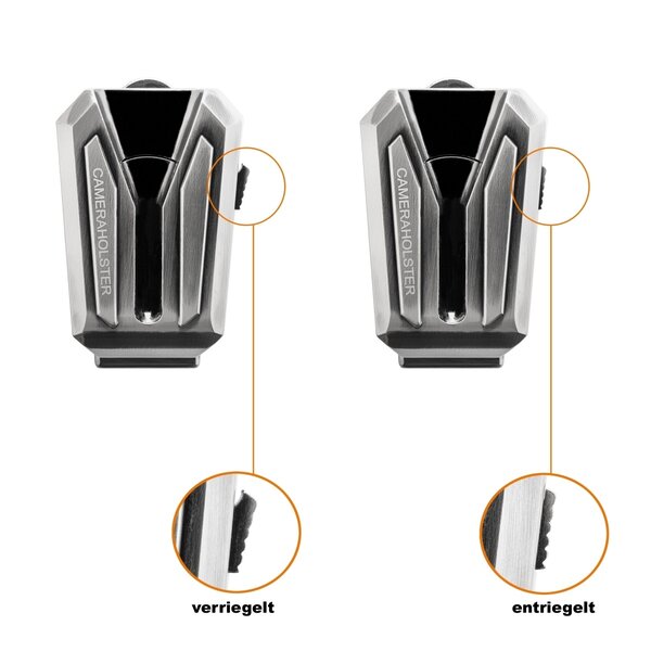 Walimex Pro Camera gordel met 2x V-Dock Argus