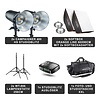 Walimex Pro Studio Lighting Campaigner 400 HS Set Double