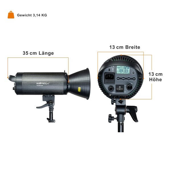 Walimex Pro Stager 600 HSS studio flash