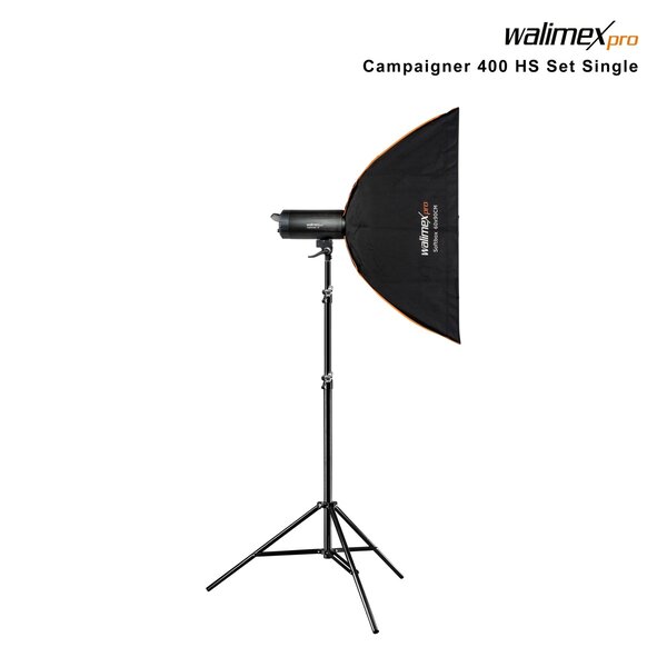 Walimex Pro Studio Lighting Campaigner 400 HS Set Single