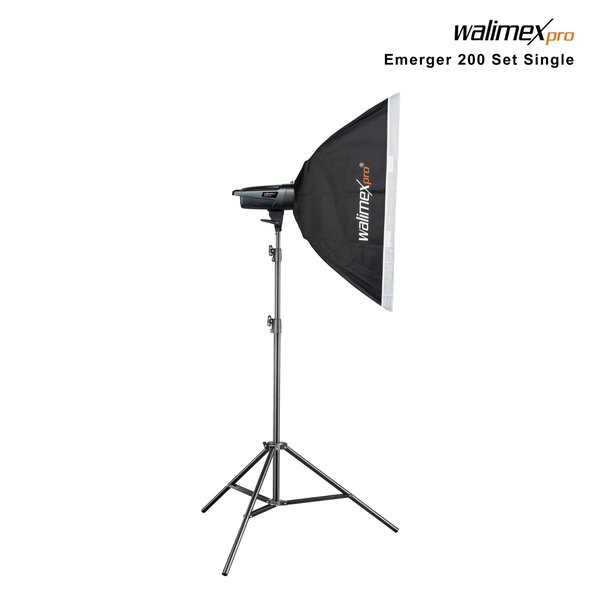 Walimex Pro Studio Lighting Emerger 200 Set Single