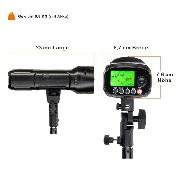 Walimex Pro Studio-battery flash Mover 200 TTL