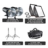 Walimex Pro Studio Lighting Stager 400 HSS Set Double