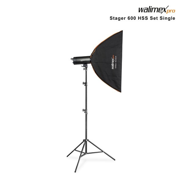 Walimex Pro Studioblitz Stager 600 HSS Set Single