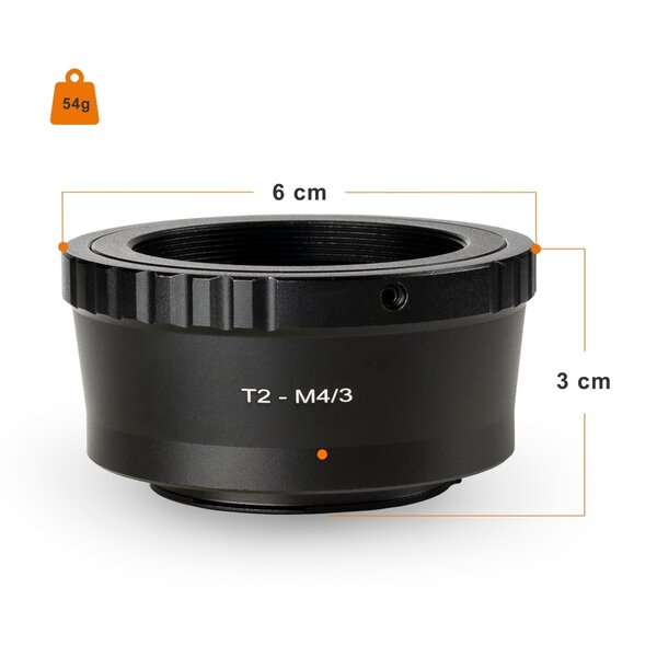 Walimex Pro T2 Adapter naar MFT