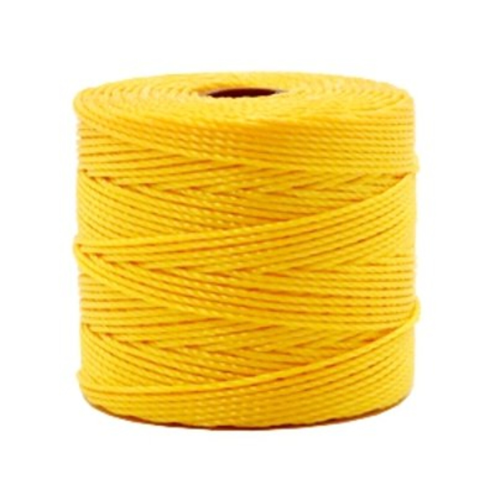 Nylon S-londraad 0,6 mm goudgeel (10m of klos)