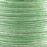 Waxkoord katoen 0,5 mm groen glitter (5m)