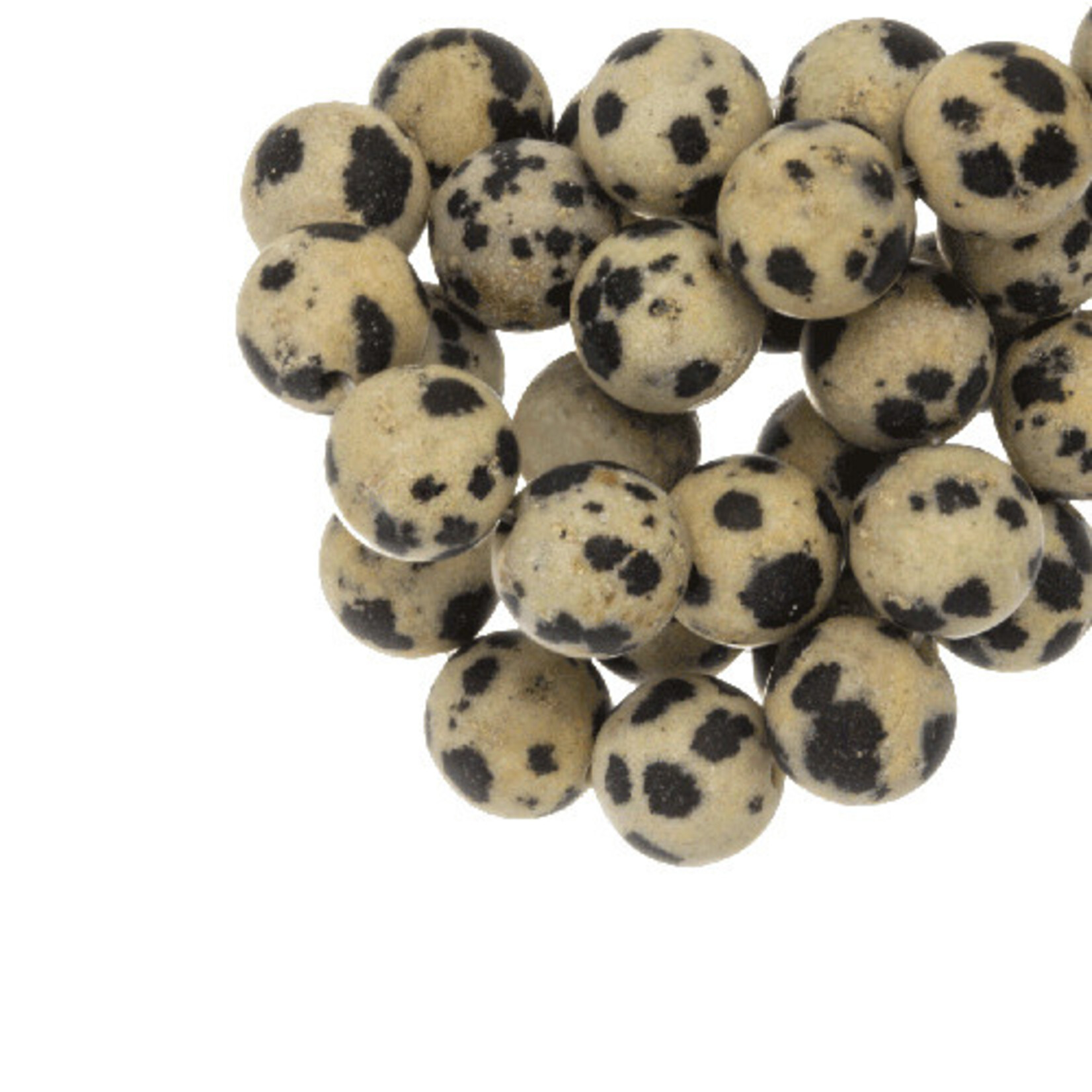 Ronde kraal dalmatier jasper 4 mm